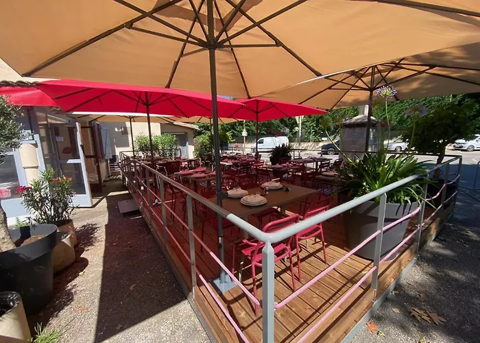 Restaurant L'escale Chez Mimi Hotel Bioule